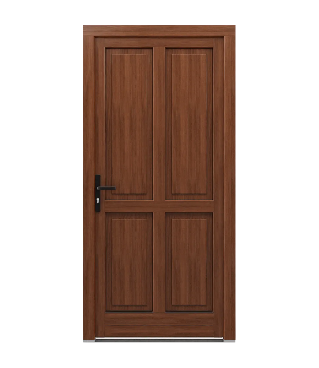 Spacers in wooden doors