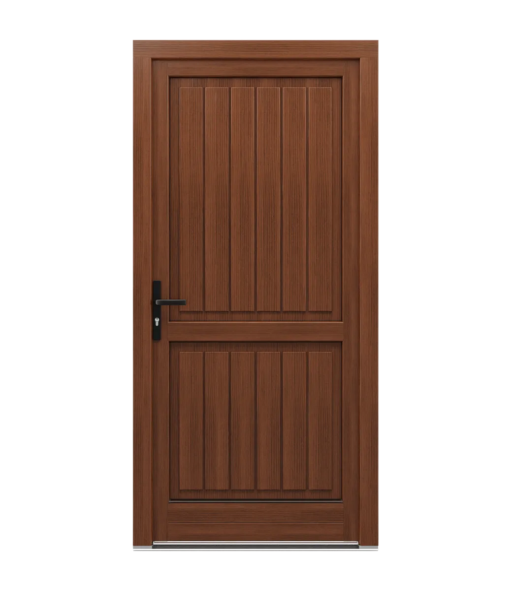 Spacers in wooden doors