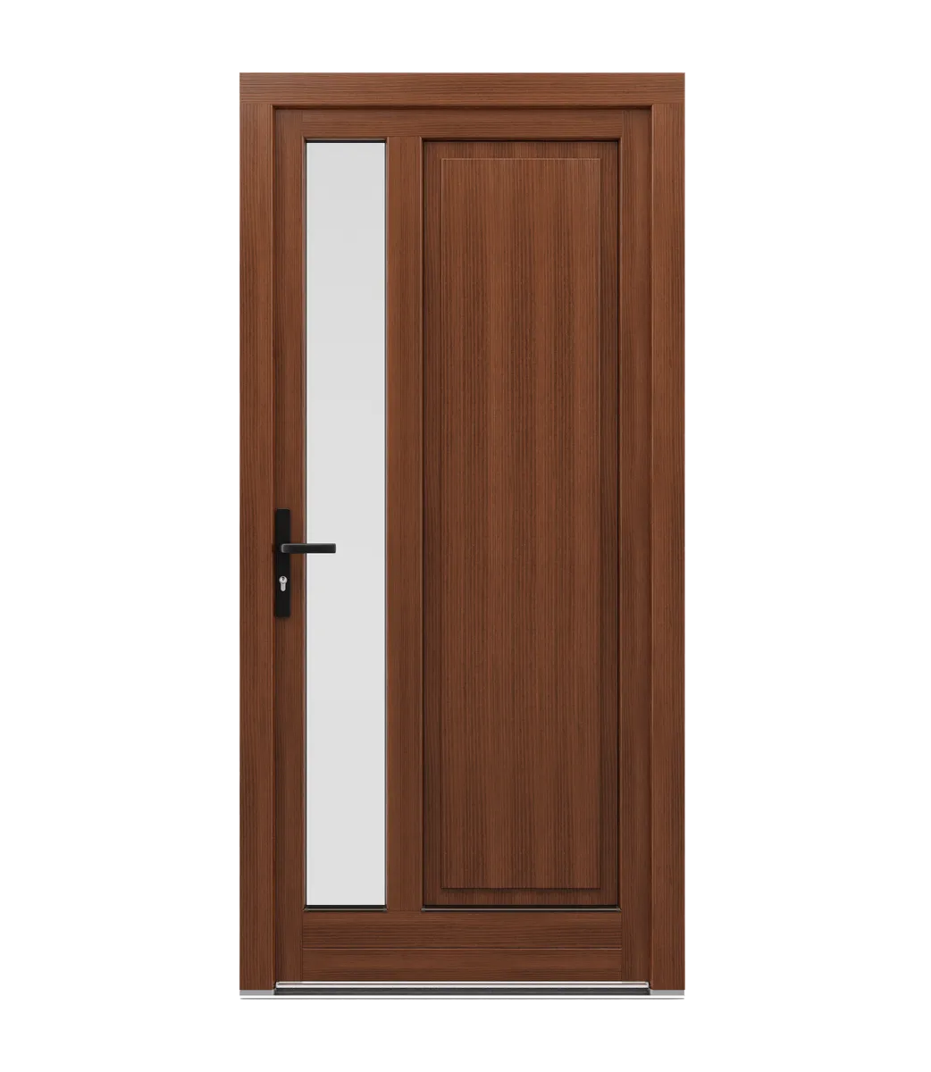 Spacers in wooden doors