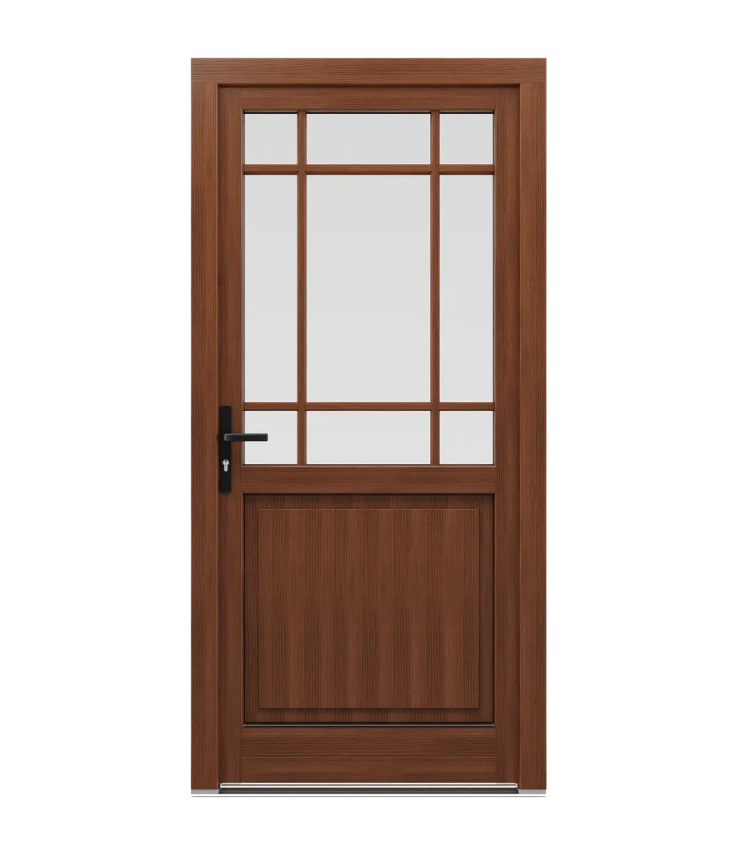 Spacers in wooden doors