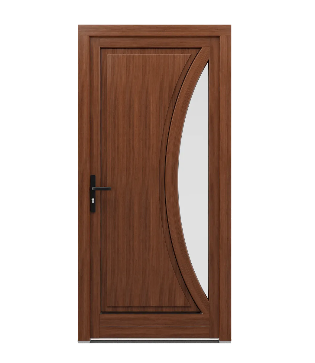 Spacers in wooden doors