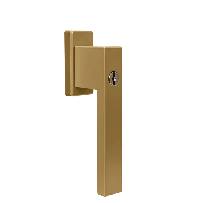 Window handle with a key - DUBLIN (RAL7016)